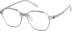 Geometric Glasses 1213012 in Gray