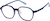 Angle view of Geometric Glasses 1213016 in Blue thumbnail