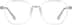 Geometric Glasses 1213023 in Clear