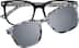 Square Sunshades 1213221 in Black