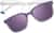 Front view of Square Sunshades 1213223 in Clear thumbnail