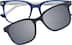 Square Sunshades 1213316 in Blue