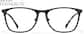 Front view of Square Glasses 1213424 in Dark Green thumbnail