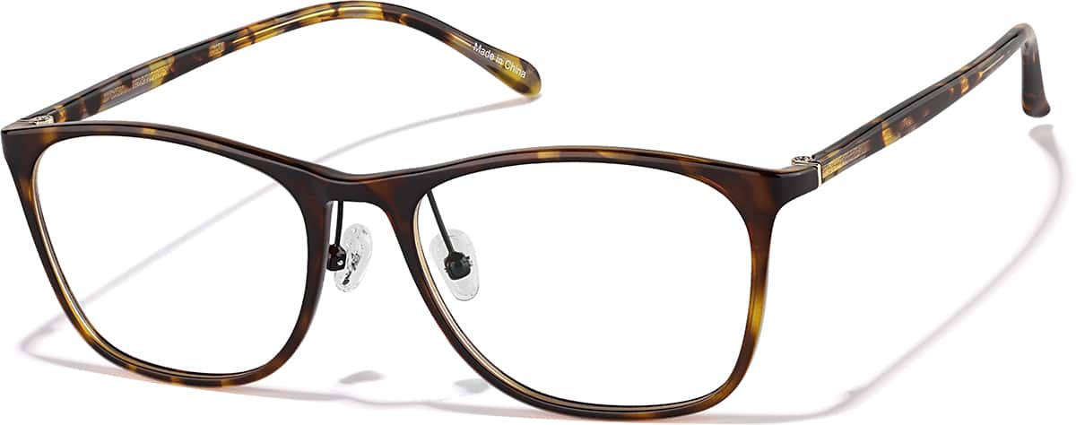 Tortoiseshell Square Glasses #1213425 | Zenni Optical