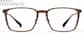 Front view of Lentes Rectangulares 1213615 in Brown thumbnail