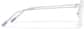Side view of Round Glasses 1213723 in Clear thumbnail