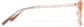 Side view of Softly Square Glasses 1213842 in Orange thumbnail