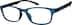 Rectangle Glasses 121516 in Blue