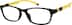 Rectangle Glasses 121521 in Black