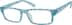 Rectangle Glasses 122126 in Blue