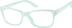 Rectangle Glasses 122524 in Green