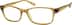 Rectangle Glasses 122722 in Orange