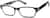 Angle view of Rectangle Glasses 123515 in Brown thumbnail