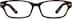 Rectangle Glasses 123525 in Tortoiseshell