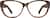 Front view of Cat-Eye Glasses 123825 in Tortoiseshell thumbnail