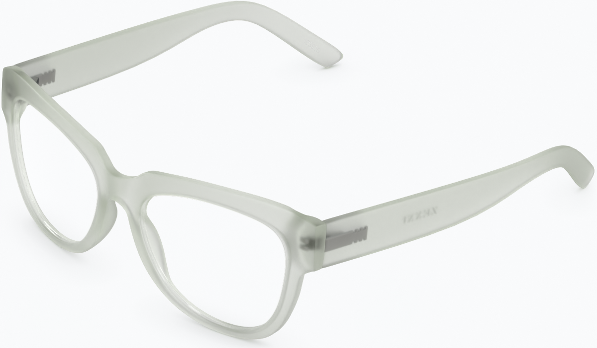 Angle view of Square Glasses 123916 in Lagoon thumbnail