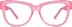 Square Glasses 123917 in Hibiscus