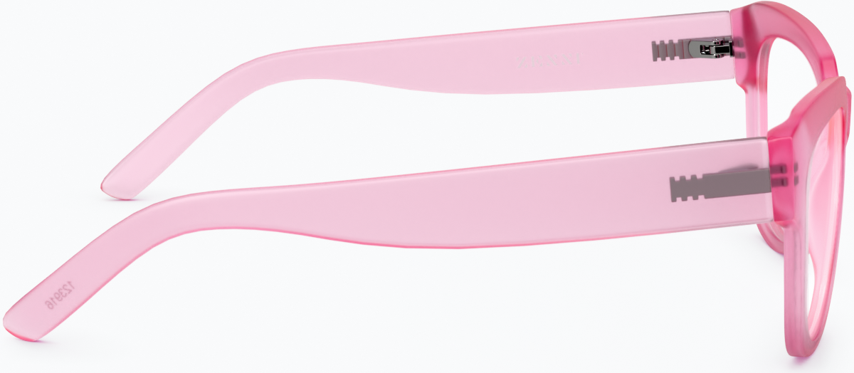 Side view of Square Glasses 123917 in Hibiscus thumbnail