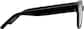 Side view of Square Glasses 123921 in Black thumbnail