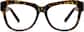 Front view of Square Glasses 123925 in Tortoiseshell thumbnail