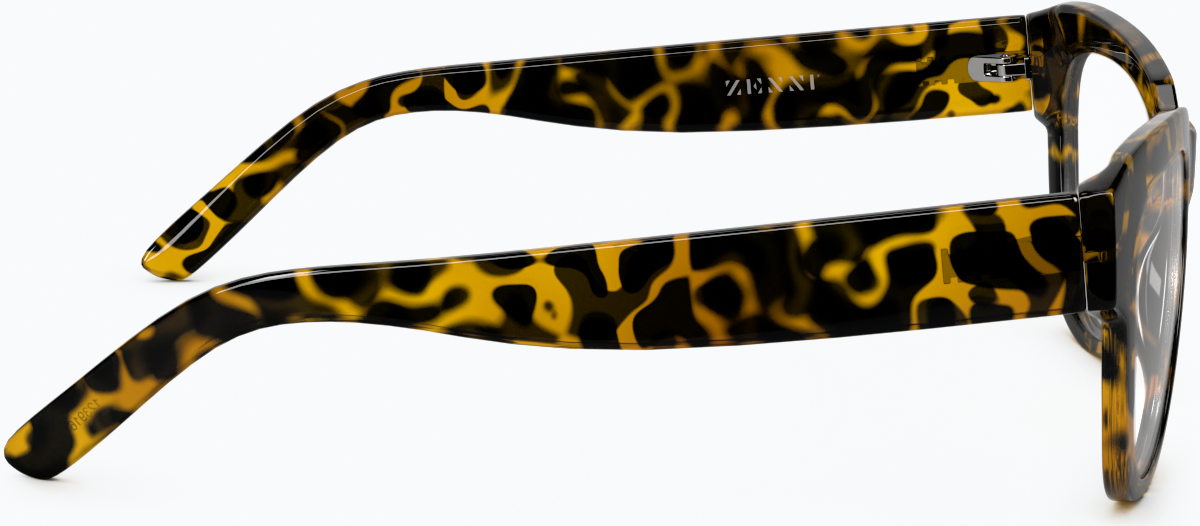 Side view of Square Glasses 123925 in Tortoiseshell thumbnail