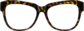 Front view of Square Glasses 123925 in Tortoiseshell thumbnail