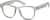 Angle view of Kid's Square Glasses 124012 in Gray thumbnail