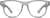 Front view of Kid's Square Glasses 124012 in Gray thumbnail