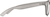 Side view of Kid's Square Glasses 124012 in Gray thumbnail