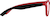 Side view of Kid's Square Glasses 124018 in Red thumbnail