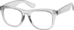 Angle view of Square Glasses 124112 in Smoke thumbnail