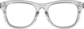 Front view of Square Glasses 124112 in Smoke thumbnail