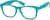 Angle view of Square Glasses 124116 in Teal thumbnail