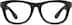 Square Glasses 124121 in Black