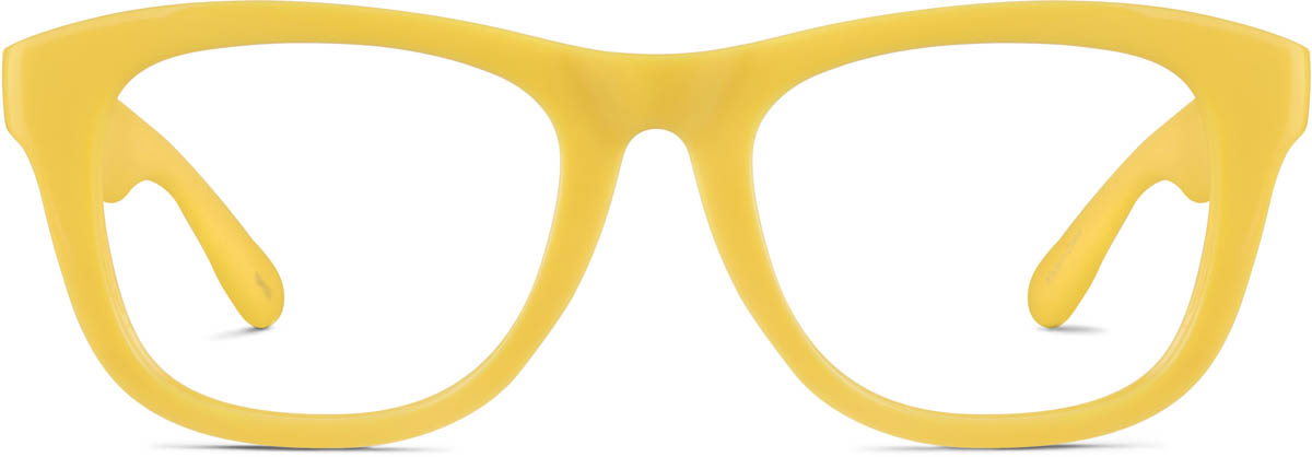 Yellow Square Glasses
