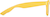 Side view of Square Glasses 124122 in Yellow thumbnail