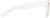 Side view of Square Glasses 124130 in White thumbnail