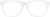 Front view of Square Glasses 124130 in White thumbnail