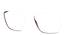 Angle view of Square Glasses 124218 in Purple thumbnail