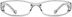 Kids’ Rectangle Glasses 124312 in Translucent