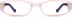 Kids’ Rectangle Glasses 124317 in Purple