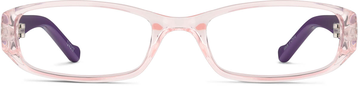 Purple Kids’ Rectangle Glasses