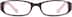 Kids’ Rectangle Glasses 124318 in Burgundy