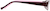 Side view of Kids’ Rectangle Glasses 124318 in Burgundy thumbnail