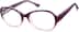 Oval Glasses 124417 in Purple