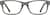 Front view of Rectangle Glasses 124512 in Storm thumbnail