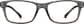 Front view of Rectangle Glasses 124512 in Storm thumbnail