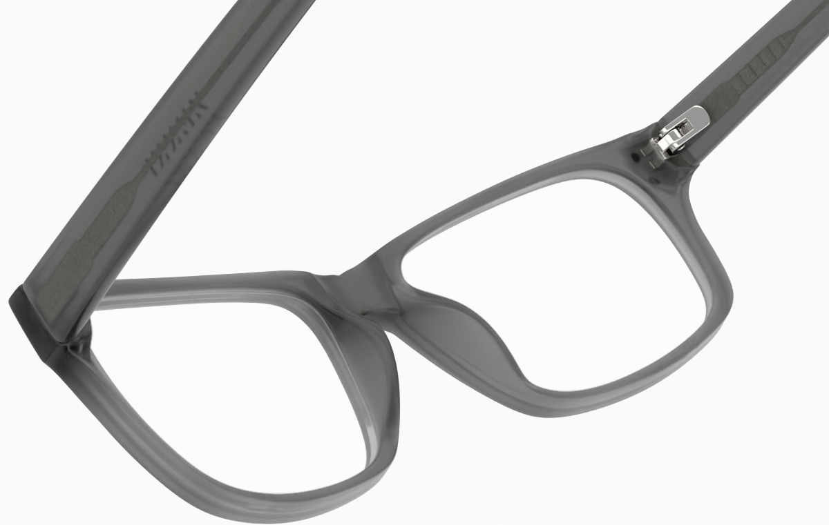 See-through view of Rectangle Glasses 124512 in Storm thumbnail