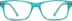 Rectangle Glasses 124516 in Azure