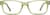 Front view of Rectangle Glasses 124524 in Palm thumbnail